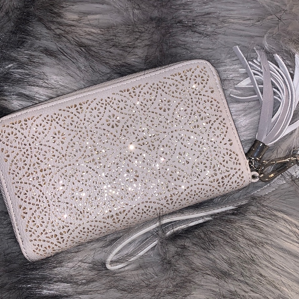 Light Gray Wallet/Clutch